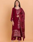 stylish Aayat Marron Winter Suit for women