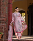 light pink cotton suit for women
