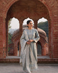 Kinja white chikankari weaving suit for women