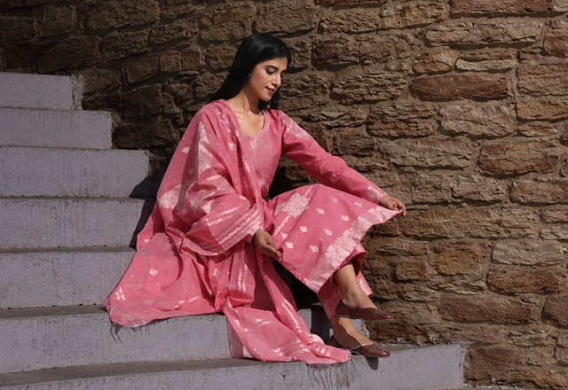 Casual ethnic outfits for a family get-together