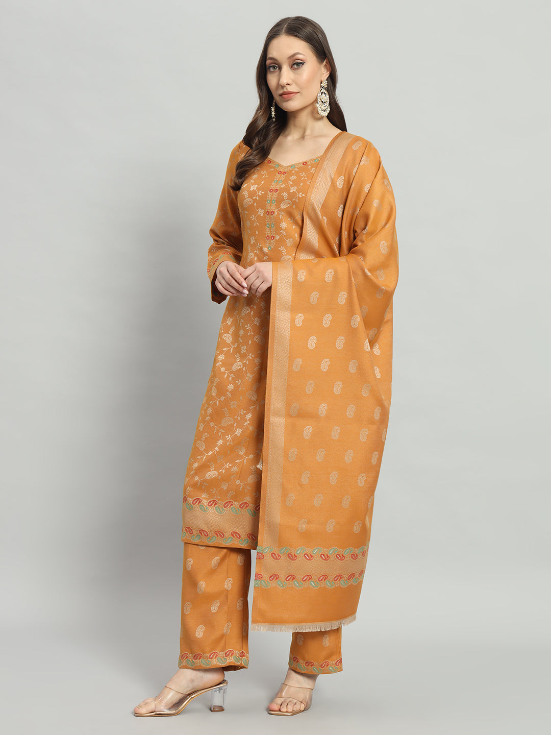 Dress Material With Stole