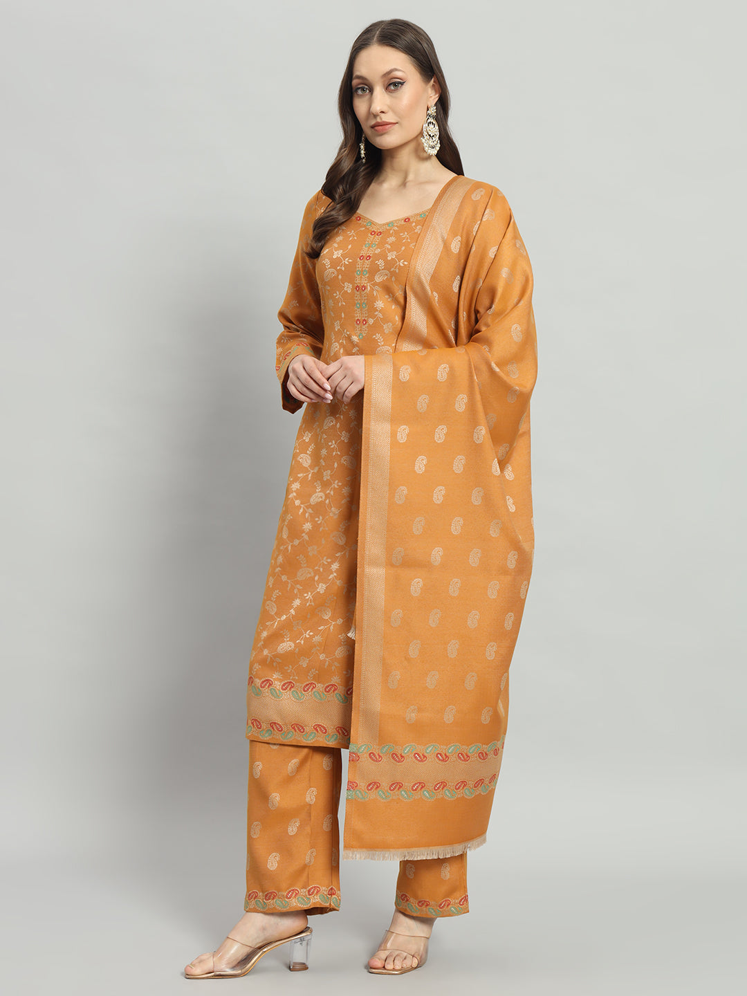 Dress Material With Stole