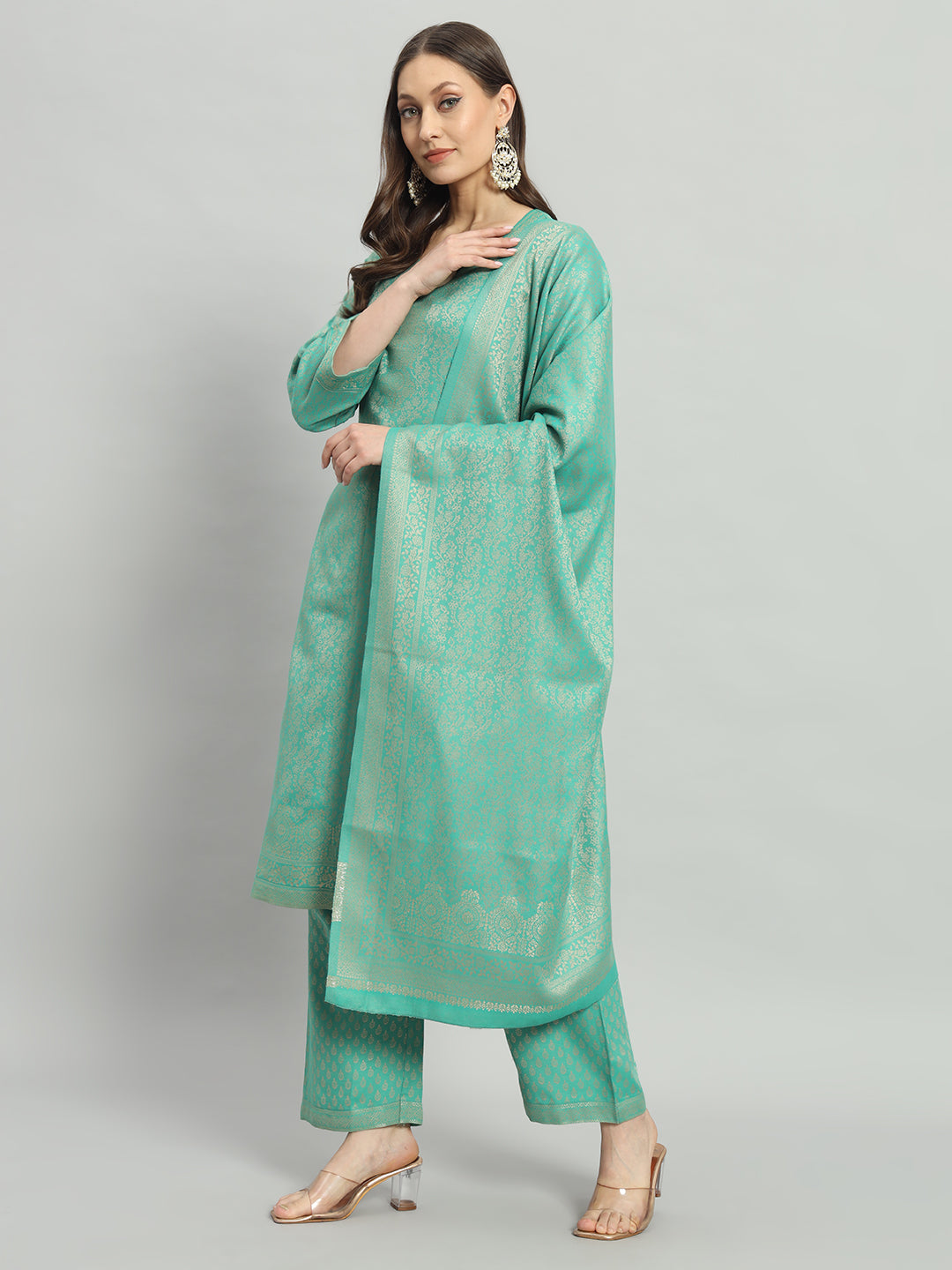 Dress Material With Stole