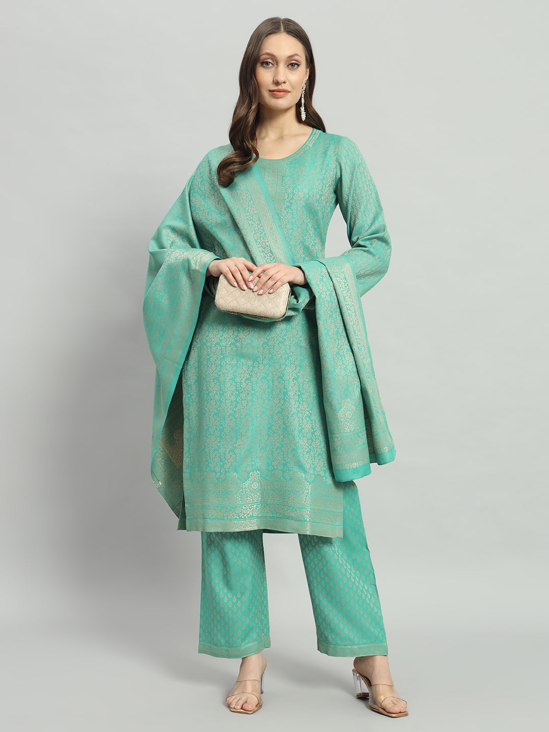 Dress Material With Stole