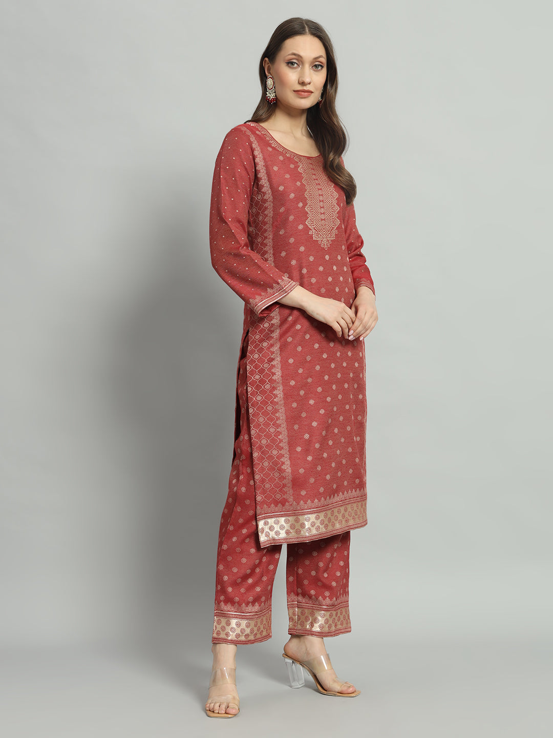 Dress Material With Stole