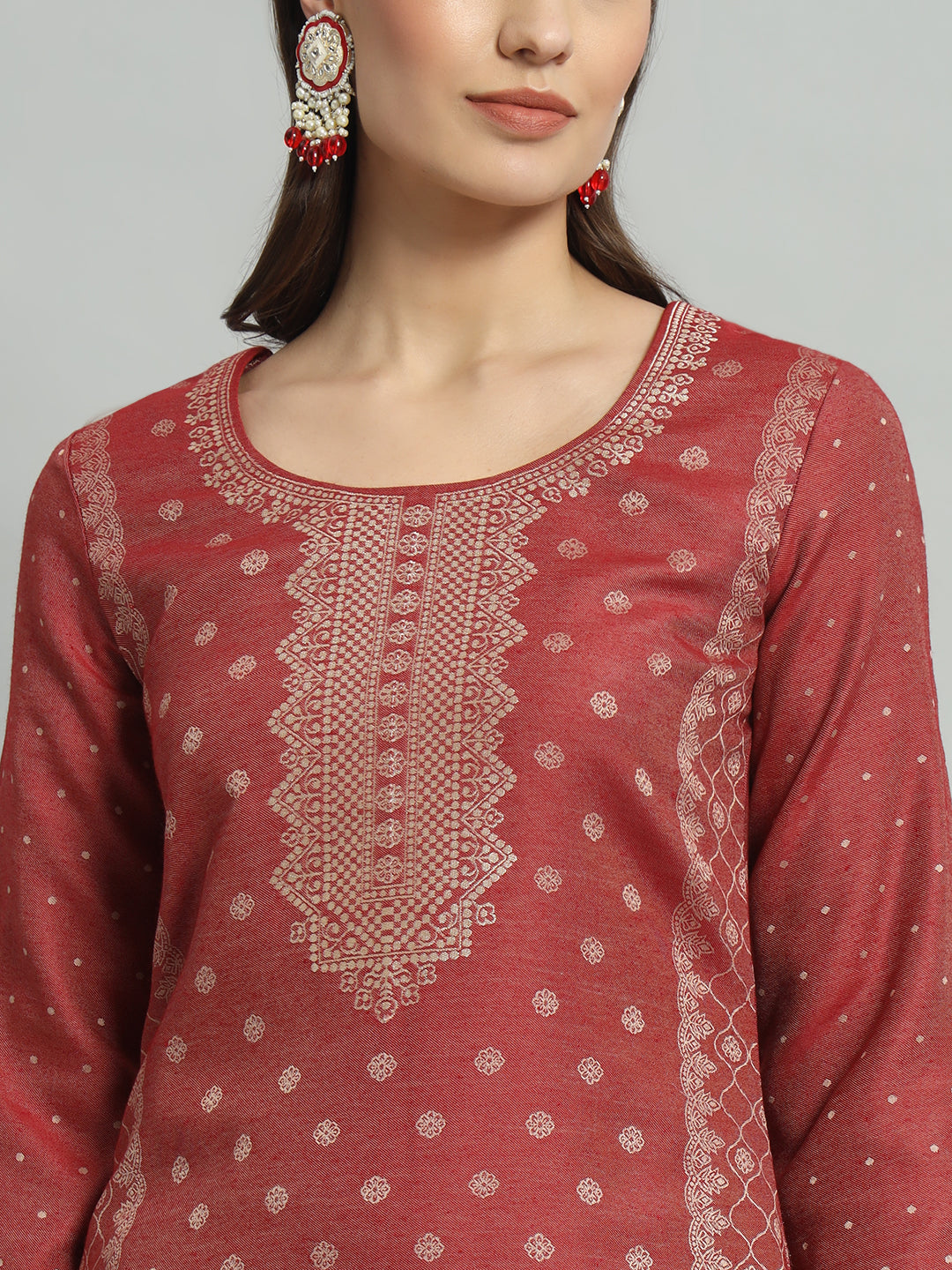 Dress Material With Stole