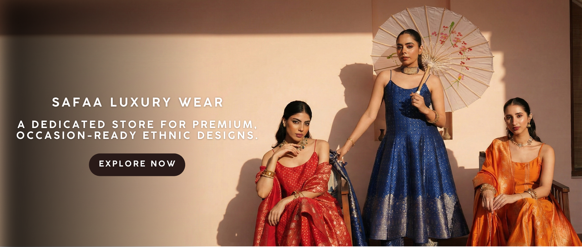 Premium ethnic wear collection from Safaa World