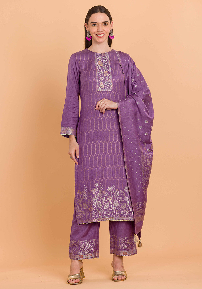 Dress Material With Stole