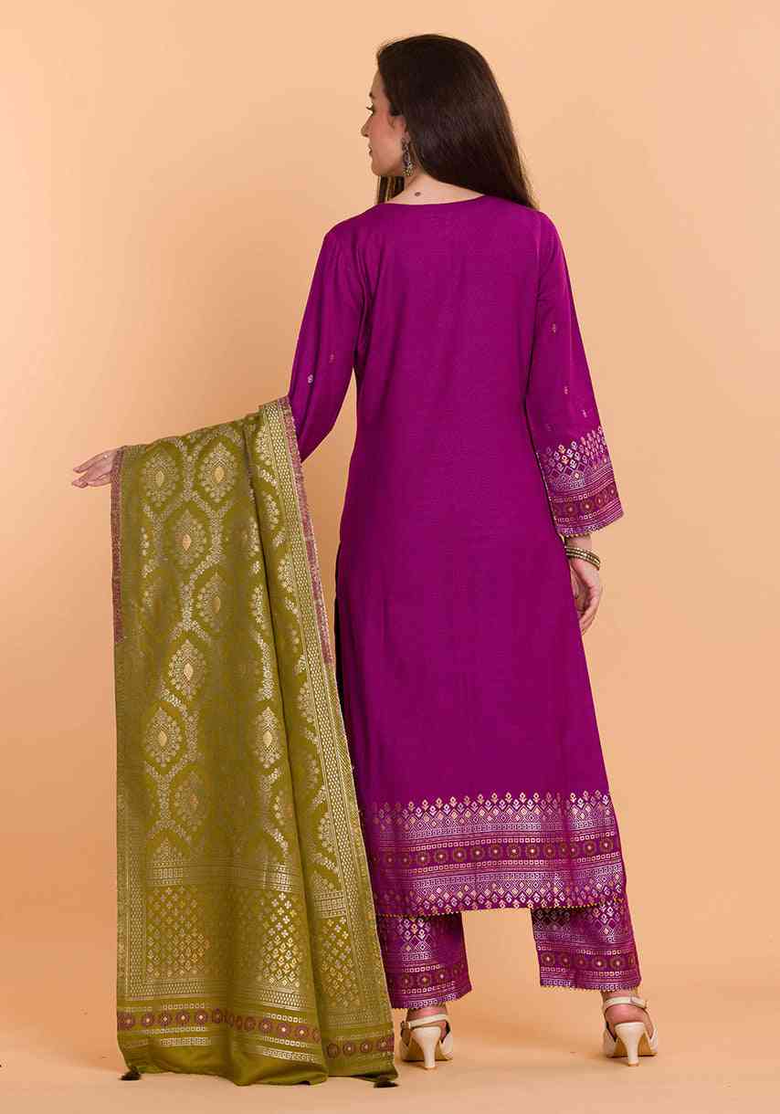 Dress Material With Stole