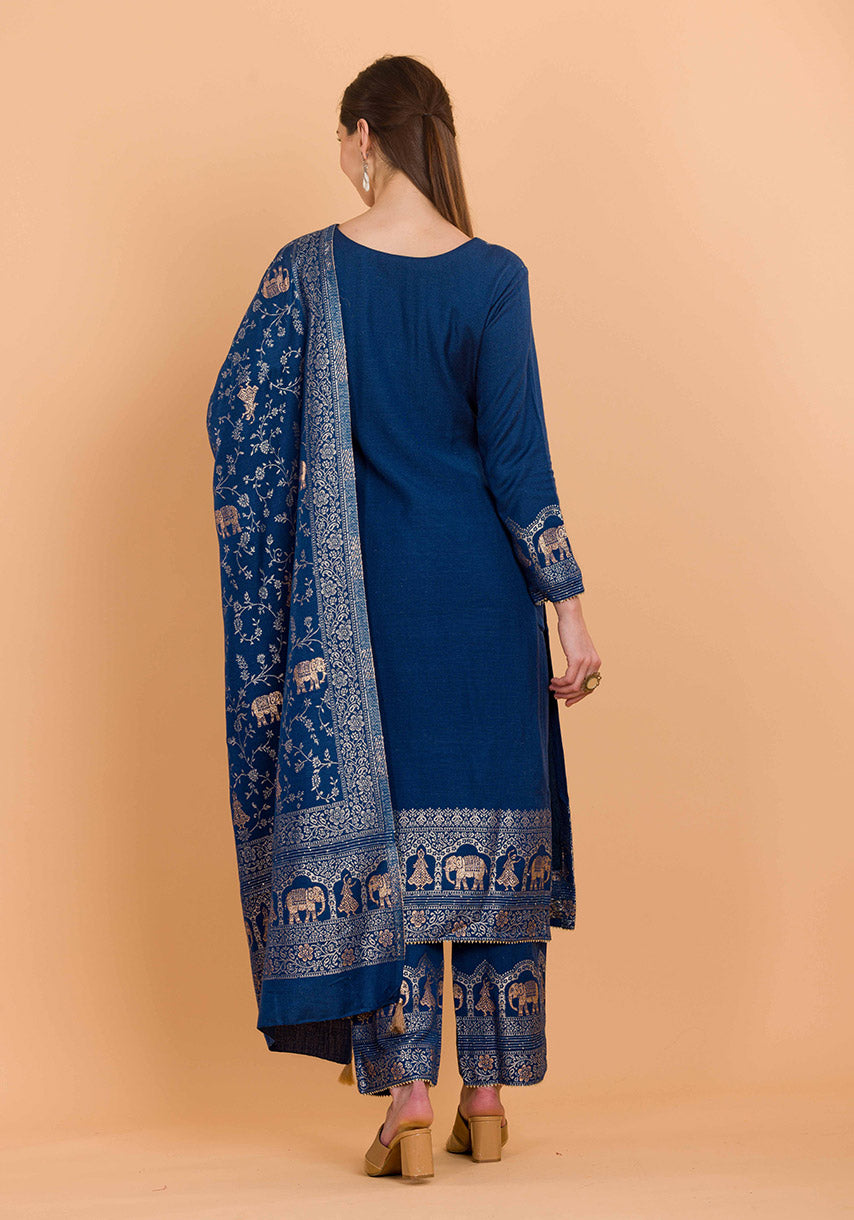 Dress Material With Stole