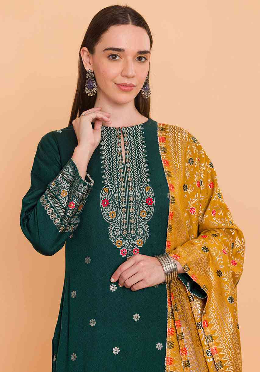 Dress Material With Stole