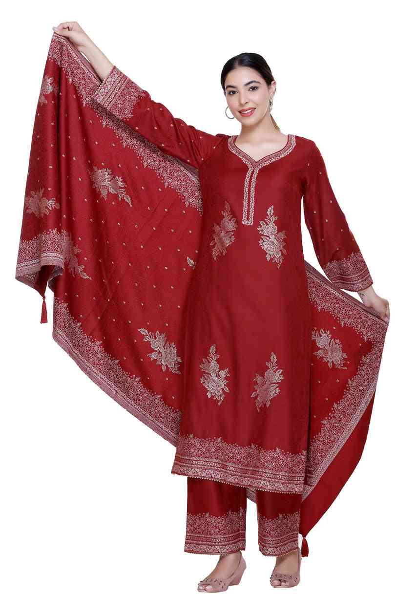 Dress Material With Stole