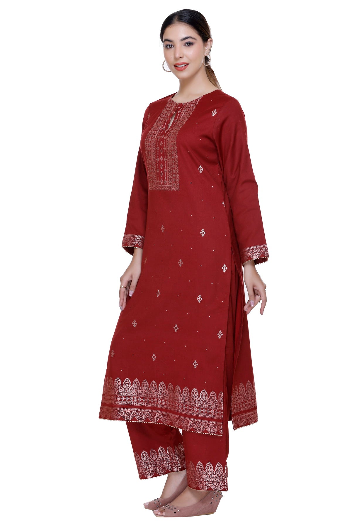 Dress Material With Stole