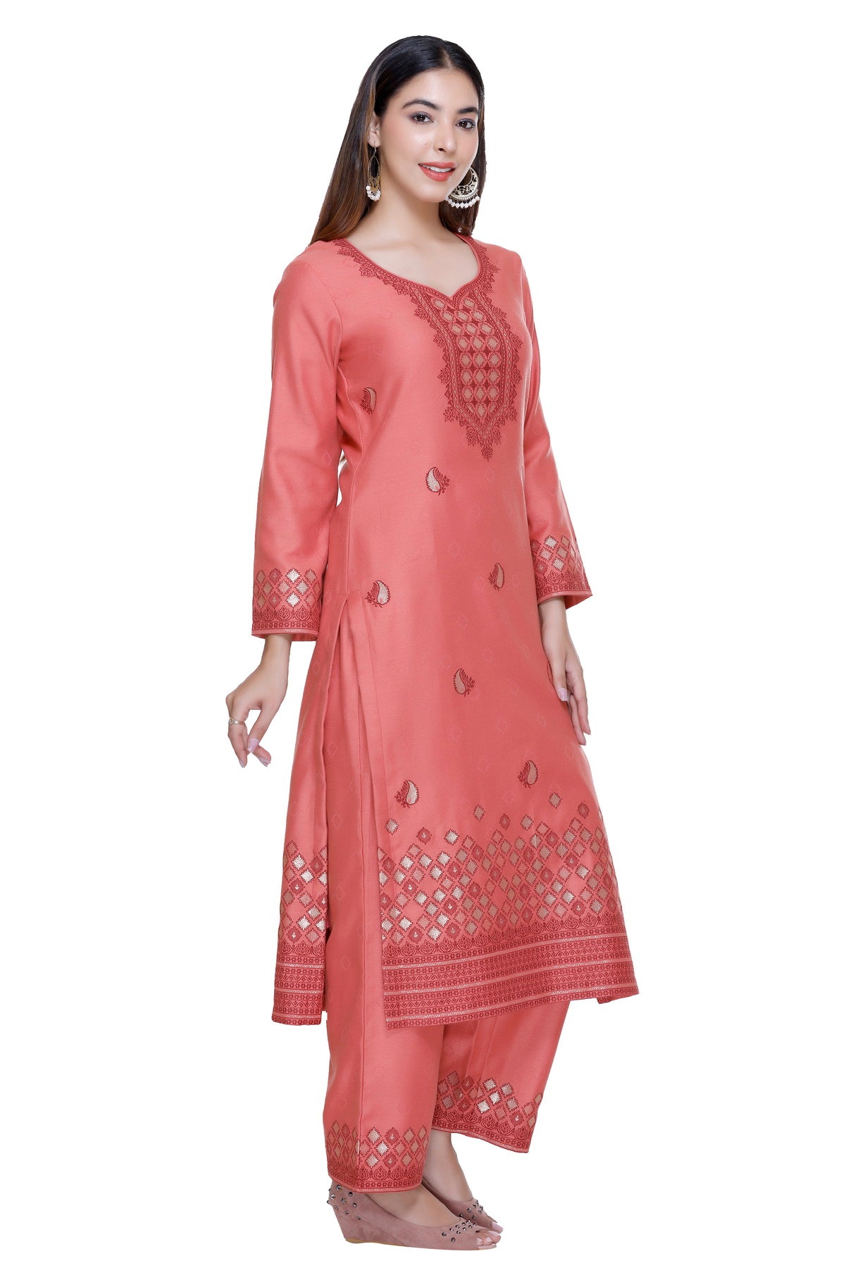 Dress Material With Stole