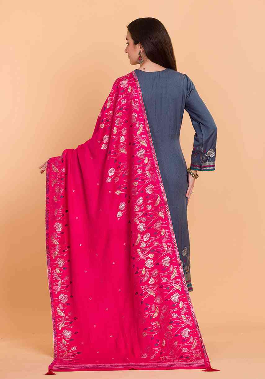 Dress Material With Stole