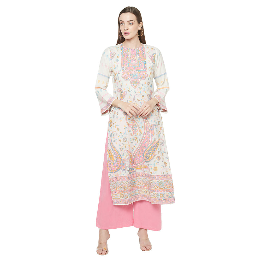 Safaa Women Cotton Woven Design Unstitched Dress Material With Contrast Dupatta
