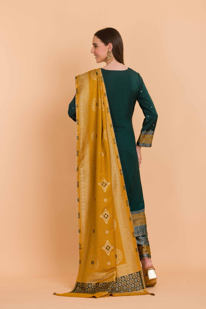 Dress Material With Stole