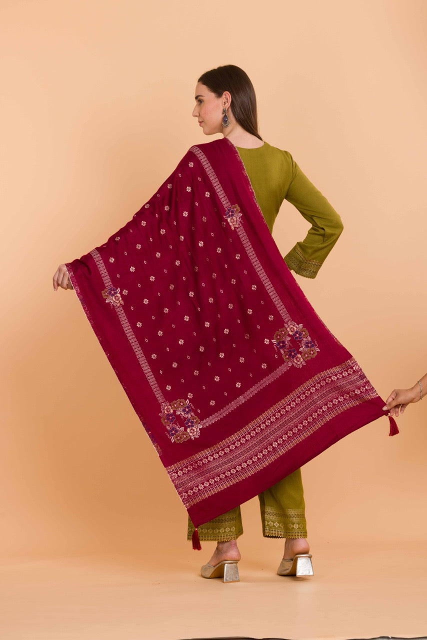 Dress Material With Stole