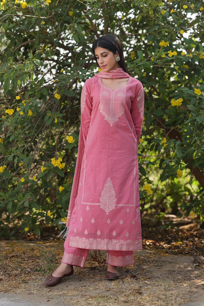 ALIMA chikankari weaving design suit for women