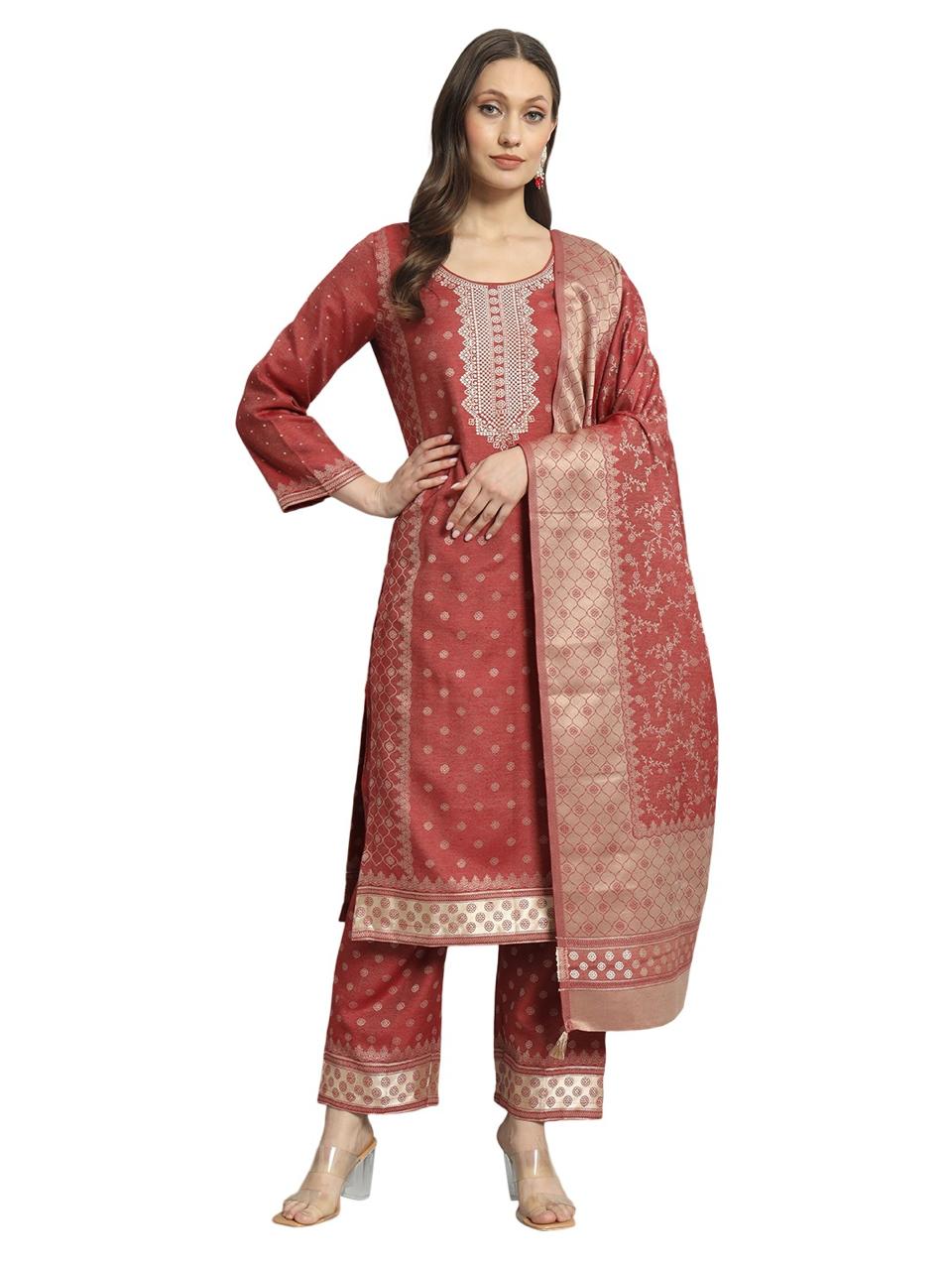 Dress Material With Stole